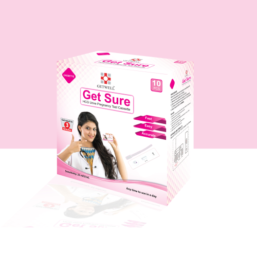 Get Sure Pregnancy Test Digital Cassette Device Kit / Urine HCG Check Strips